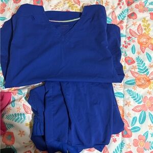 Blue Scrub Set